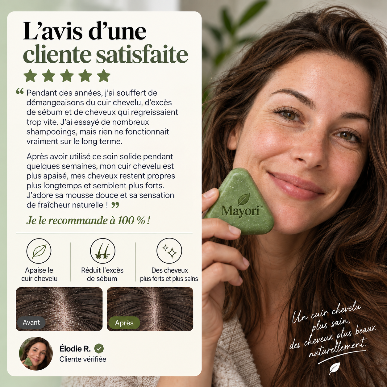Mayori – Pain Revitalisant pour le Cuir Chevelu